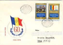 RO+ Rumänien 1978 Mi 3561-62 FDC Siebenbürgen (UNIKAT / ÙNICO / PIÉCE UNIQUE) - Lettres & Documents