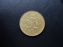 BARBADES : 5 CENTS  1997  KM 11 * SUP - Barbados