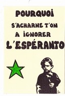 CPSM ESPERANTO Tirage Limité Illustrateur LARDIE - Esperanto