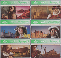 BT   Phonecard - Tourism Set 6 - Superb Fine Used Condition - BT Emissioni Commemorative