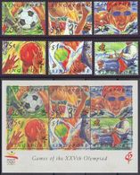SINGAPUR 1992 - SINGAPORE - OLYMPICS BARCELONA - YVERT Nº 631/36 + HB 28 - MICHEL 652/57+BLOCK 28 - SCOTT 621/26+SS 621 - Unused Stamps