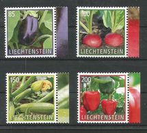 Liechtenstein  2018  Mi.Nr. 1888 / 91 , Kulturpflanzen / Gemüse - Postfrisch / MNH / Mint / (**) - Unused Stamps