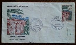 CONGO - FDC 1968 - YT N°219 - Viaduc Du Mayombe - FDC