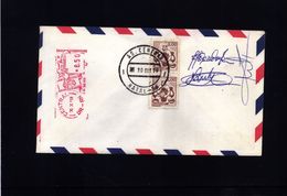 Brazil 1979 Space / Raumfahrt  Interesting Cover With Original Autogrammes - South America