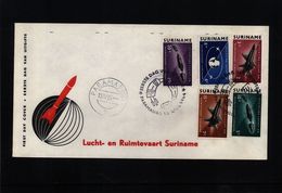 Suriname 1964 Space / Raumfahrt  Interesting FDC - Südamerika