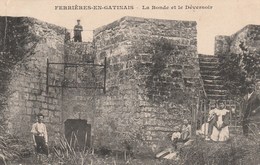 FERRIERES EN GATINAIS   45  LOIRET  CPA  LA BONDE ET LE DEVERSOIR - Andere & Zonder Classificatie