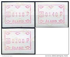 ALAND FINLAND 1984 ATM PRAGMA FRAMA AUTOMATIC  STAMPS AUTOMATPORTO AUTOMATENMARKEN AUTOMAT MÄRKE MNH - Máquinas De Franquear