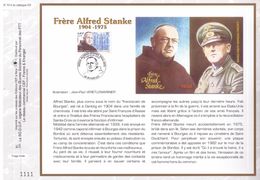FEUILLET CEF TIRAGE LIMITE, FRERE ALFRED STANKE (1904-1975) FRANCISCAIN DE BOURGES, 2000. - Otros