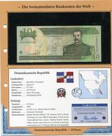 DOMINICAINE BILLET NEUF DE 10 PESOS DE 2002 AVEC CERTIFICAT - Dominicaanse Republiek