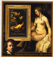 Republique Centrafricaine - Rembrandt (1606-1669)  -  'Abraham Le Sacrifice'   -  1v MS Neuf/Mint - Rembrandt
