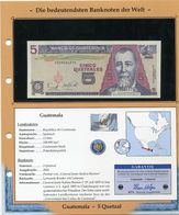 GUATEMALA BILLET NEUF DE 5 QUETZAL DE 2006 AVEC CERTIFICAT - Guatemala