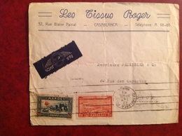 Les Tissus Roger Casablanca Pour Lyon - Airmail