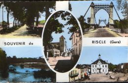 France - Postcard Unused -Riscle - Collage Of Images - Riscle