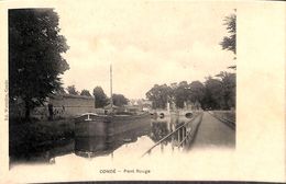 Condé - Pont Rouge (animée, Batellerie, Edit. Wattellez) - Houseboats