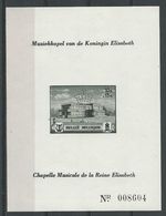 Belgique:  PR 48**  Feuillet Souvenir Chapelle Musicale) - Erinnophilia [E]