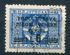 Litorale Sloveno (1947) - 6 Lire Su 0,50 D. (usato) - Ocu. Yugoslava: Litoral Esloveno