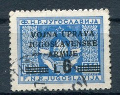 Litorale Sloveno (1947) - 6 Lire Su 0,50 D. (usato) - Jugoslawische Bes.: Slowenische Küste