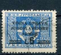 Litorale Sloveno (1947) - 6 Lire Su 0,50 D. (usato) - Joegoslavische Bez.: Slovenische Kusten