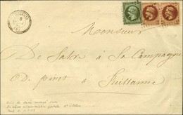 GC 811 / N° 19 + 26 Paire Càd T 22 CERESTE (5) Sur Imprimé Local. 1864. - TB / SUP. - R. - 1863-1870 Napoléon III Con Laureles