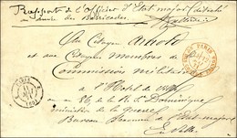 Càd 2 PARIS 2 (60) 11 MAI 71 Sur Lettre De Paris Pour Paris. Mention Manuscrite Au Recto '' Rapport De L'officier D'Etat - Guerra De 1870