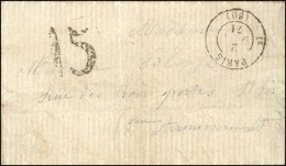 Càd De Rayon PARIS 1E (60) 2 JUIN 71, Taxe Tampon 15 De Fabrication Locale Sur Lettre De La Roquette '' Je Suis à La Roq - Guerra De 1870