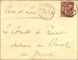 Càd Octo De Lev. Exp. * PARIS * / DEPART E3 / N° 71 Sur Lettre Pour Dreux. 1881. - SUP. - R. - Otros & Sin Clasificación