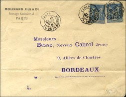 Càd Octo De Lev. Exp. PARIS / PL. DE LA BOURSE E1 / N° 90 (2). 1887. - SUP. - Otros & Sin Clasificación