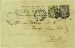 Càd De Lev. Exp. PARIS 19 / BD RICHARD LENOIR E1 Sur Entier 10c + N° 102. 1899. - TB. - Otros & Sin Clasificación