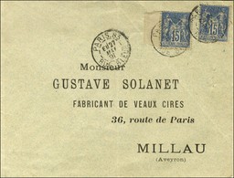 Càd De Lev. Exp. PARIS 83 / RUE BLEUE E1/ N° 90 (2) . 1891. - TB / SUP. - Otros & Sin Clasificación