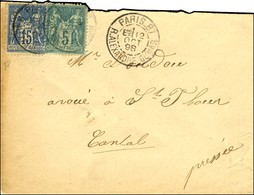 Càd De Lev. Exp. PARIS 87 / R. ALEXANDRE DUMAS E2 / N° 75 + 90 . 1890. - TB / SUP. - R. - Otros & Sin Clasificación