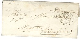 Càd ARMEE D'ORIENT / QUARTr Gal Taxe 30 DT Sur Lettre. 1855. - TB / SUP. - Sellos De La Armada (antes De 1900)