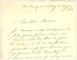 Texte Daté Au Camp De Satory Le 6 Juin 1853 Signé Par Le Général Commandant Le Camp. - TB. - Sellos De La Armada (antes De 1900)