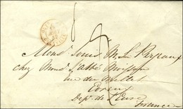 Lettre Avec Texte Daté De St Martin (Ile De Jersey) Pour Evreux. Càd D'entrée Rouge OUTREMER / GRANVILLE. 1842. - TB. - Correo Marítimo