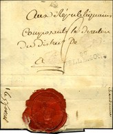 87 / DELLEMONT Sur Lettre Avec Texte D'un Chef De Bataillon Des Grenadiers De La Haute-Saône Concernant La Recherche Des - 1792-1815 : Departamentos Conquistados