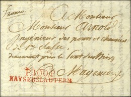 P.100.P. / KAYSERSLAUTERN Rouge. An 13. - SUP. - 1792-1815 : Departamentos Conquistados