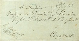 130 / LENGERICH Sur Lettre Avec Texte Non Daté. - SUP. - 1792-1815 : Departamentos Conquistados