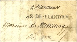 AR.DE.FLANDRE Sur Lettre Avec Texte Daté '' Au Camp De Condé Le 6 Octobre 1706 ''. - TB. - R. - Sellos De La Armada (antes De 1900)