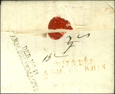 Lettre Avec Texte En Port Payé Daté La Nogarède (Hérault), Adressée à La Citadelle De Wurtzbourg. Au Verso, DEB. N° 11 / - Sellos De La Armada (antes De 1900)