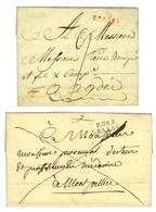 Lot De 2 Lettres : 78 / GRASSE Rouge 1792 Et P. 78. P. / GRASSE 1818. - TB / SUP. - Andere & Zonder Classificatie