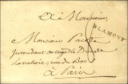 BLAMONT (L N° 2) Sur Lettre Avec Texte Daté Forges De Cirey Le 16 Septembre 1779 Pour Paris. - SUP. - Otros & Sin Clasificación