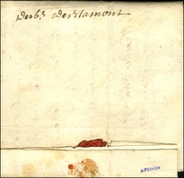 '' Debe De Blamont '' Sur Lettre Avec Texte Daté De Nancy Le 28 Janvier 1760 Pour Blamont Réexpédiée à Sarebourg. - SUP. - Other & Unclassified