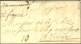 Lettre Recommandée Avec Texte Daté De Dieuze Le 8 Avril 1688 Pour Venise. Au Recto, Mention Manuscrite '' Recommandé ''  - Otros & Sin Clasificación