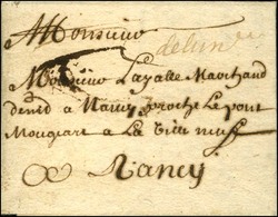 '' Delune '' (de Lunéville) (non Signalé Par Lenain) Sur Lettre Avec Texte Daté De Lunéville Le 27 Septembre 1797. - TB. - Otros & Sin Clasificación