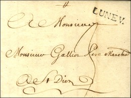 LUNEV. (25 Mm) (L N° 2) Sur Lettre Avec Texte Daté Le 16 Janvier 1763 Pour St Diez. - SUP. - Other & Unclassified