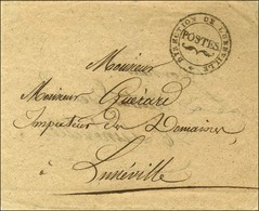 Marque Postale Ornée DIRECTION DE LUNEVILLE / POSTES Sur Lettre En Franchise Locale. Au Verso, Dateur A 2 DEC. 1828. - S - Otros & Sin Clasificación