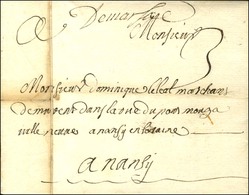 '' Demarsal '' (L N° 3) Sur Lettre Avec Texte Daté Le 17 Décembre 1745 Pour Nancy. - TB / SUP. - Otros & Sin Clasificación