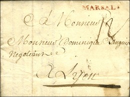MARSAL. Rouge (L N° 2) Sur Lettre Avec Texte Daté Du 25 Février 1757 Pour Lyon. - SUP. - RR. - Otros & Sin Clasificación