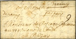 '' Denancy '' (L N° 1) Sur Lettre Avec Texte Daté Du 22 Décembre 1680 Pour Bazas. - TB. - R. - Otros & Sin Clasificación