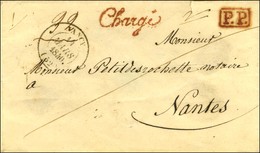 Càd T 14 NANCY (52) P.P. Rouge + Griffe De Chargement Rouge De Fabrication Locale Sur Lettre Pour Nantes. 1840. - SUP. - - Otros & Sin Clasificación