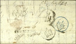 DEB 52 / PHALSBOURG Bleu + DEB 55 / METZ + DEB 7 / MEZIERES Sur Lettre Avec Texte Daté De Rueil Le 25 Mai 1832. Exceptio - Otros & Sin Clasificación